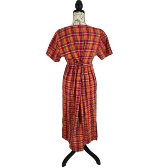 VTG Erika Classics Plaid Gingham Dress - Picture 3 of 6